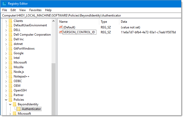 Manage authenticator updates version control.png